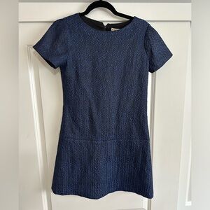 Alice + Olivia: Liv Herringbone Drop-Waist Dress